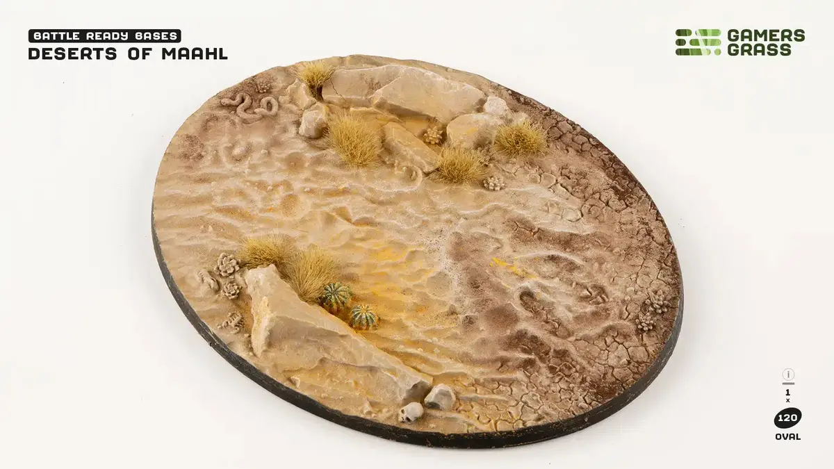 Deserts Of Maahl Bases Oval 120Mm (X1) (Special Order) 1