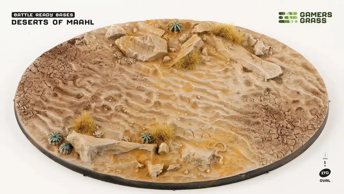 Deserts Of Maahl Bases Oval 170Mm (X1) (Special Order) 1