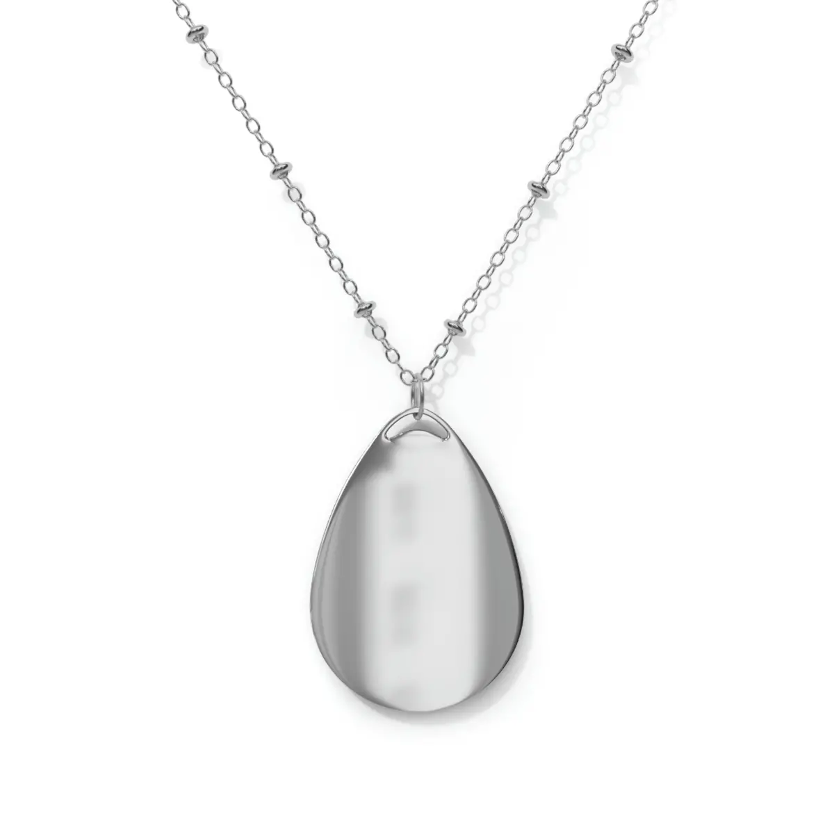 Uncc Alumni Oval Necklace 2