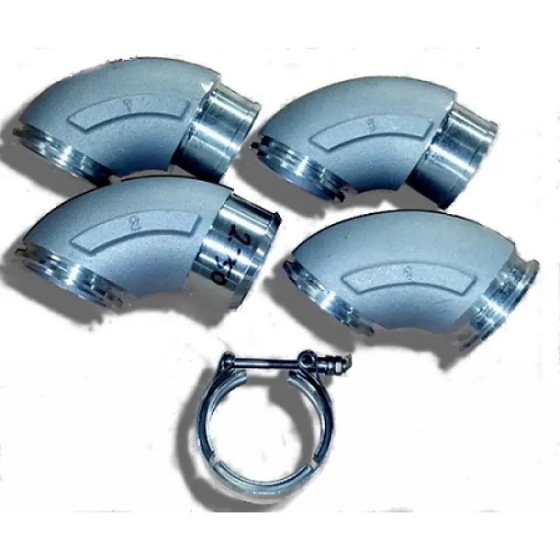3.00"- Holset/90* S300 Aluminum Elbow Kit (Stainless Diesel) 1