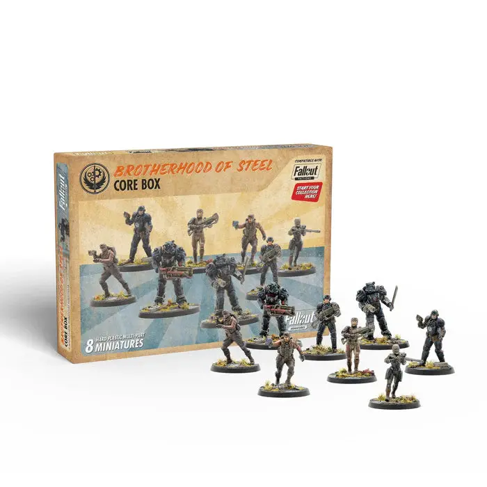 Fallout: Miniatures - Brotherhood Of Steel Core Set (Plastic) 1