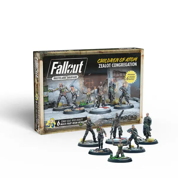 Fallout Wasteland Warfare - Children Of Atom: Zealot Congregation 1