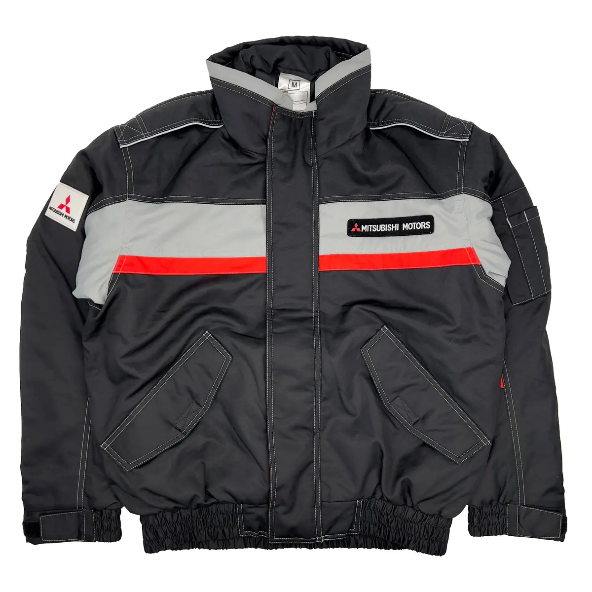 Genuine Japan Jdm Mitsubishi Motors Service Staff Mechanic Jacket Black 1