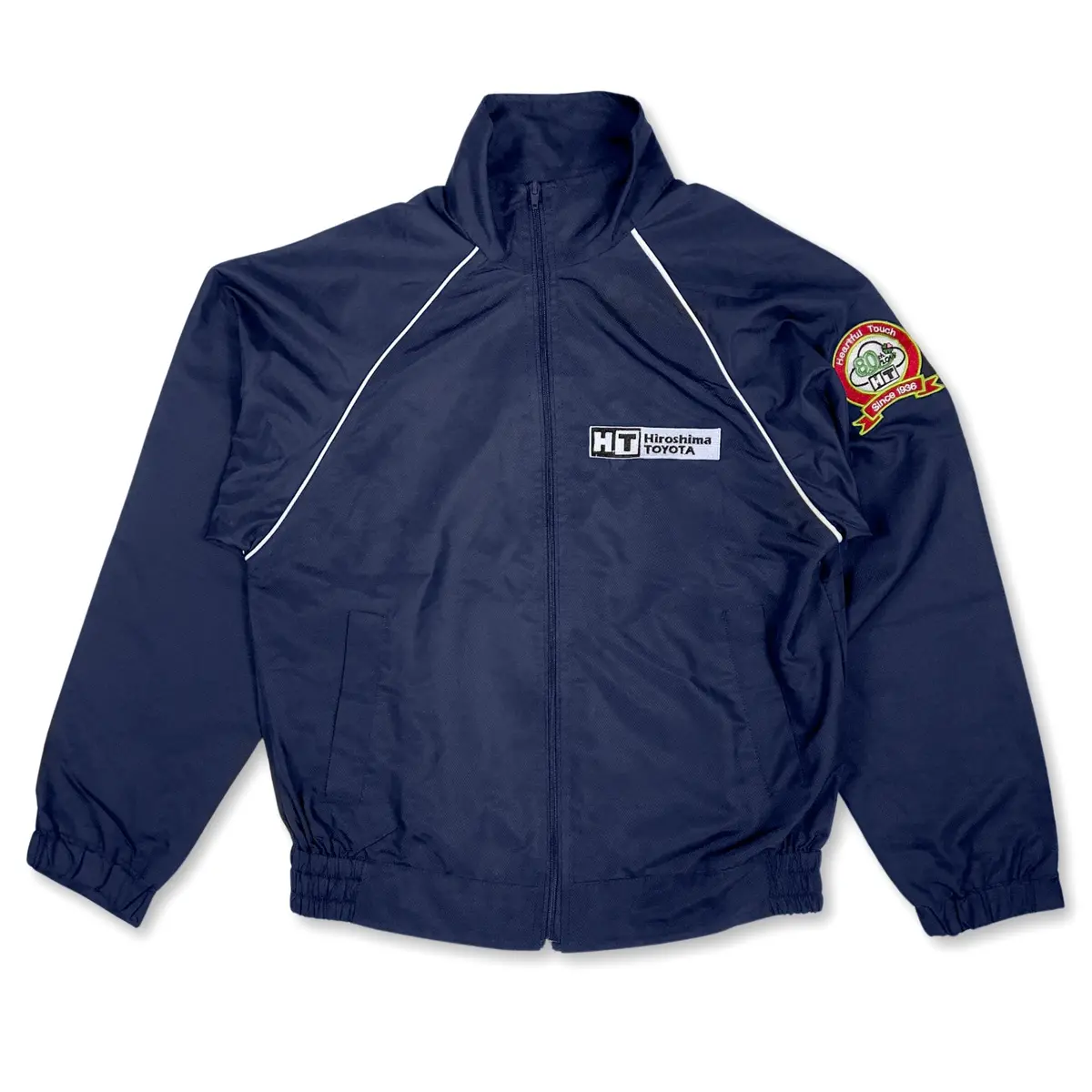 Genuine Japan Jdm Hiroshima Toyota 80Th Anniverary Jacket Blue 1