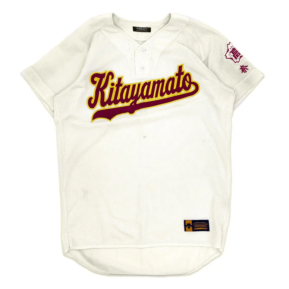 Genuine Japan Koshien Descente Kitayamato Nara High School Baseball Jersey 1