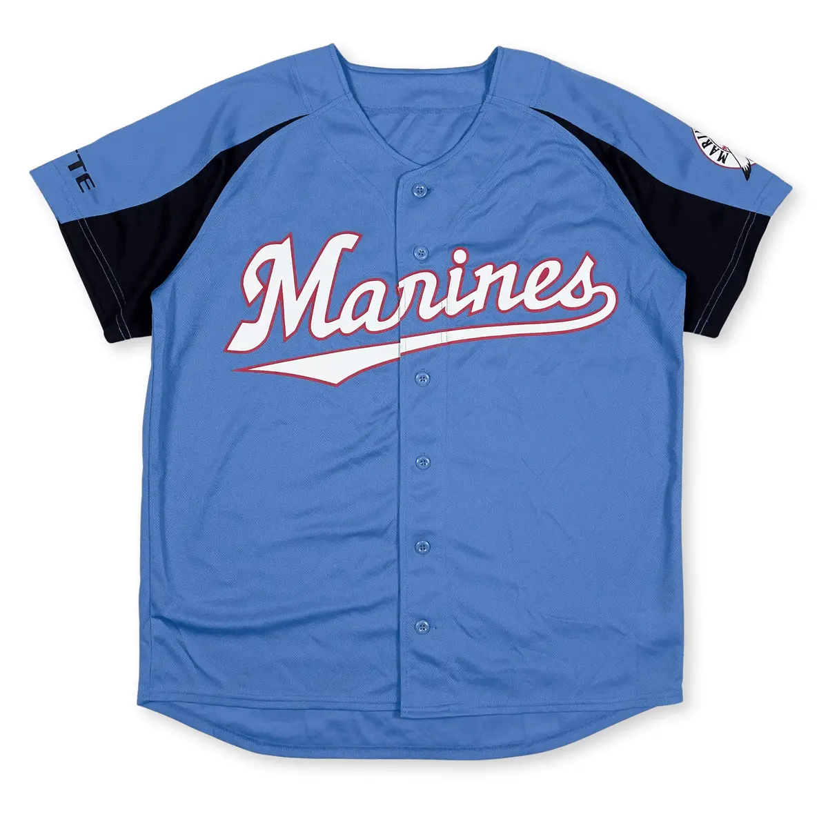 Genuine Japan Npb Chiba Lotte Marines Baseball Fan Jersey Away Blue 1