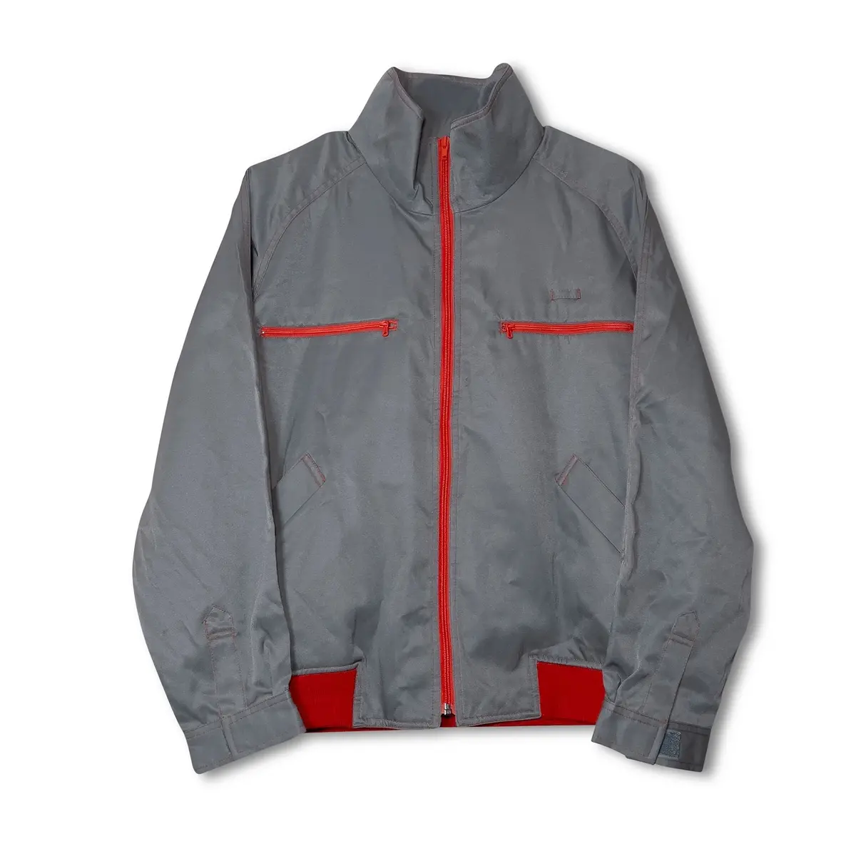 Genuine Jdm Retro Japan Idemitsu Gas Station Fuel Working Jacket Grey 1