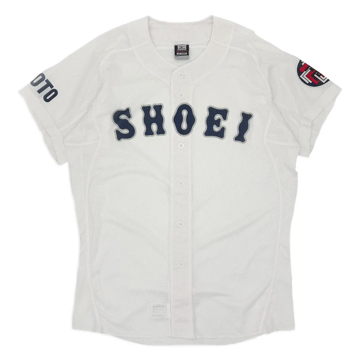 Vintage Genuine Mizuno Japan Koshien Shoei Kyoto High School Baseball Jersey 1