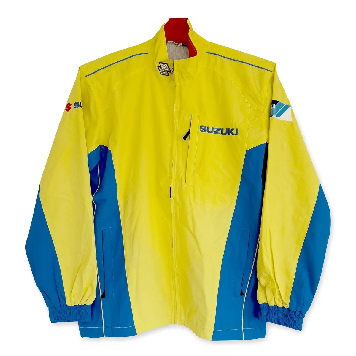 Genuine Retro 1990S Jdm Japan Team Suzuki Racing Staff Jacket Yellow 1