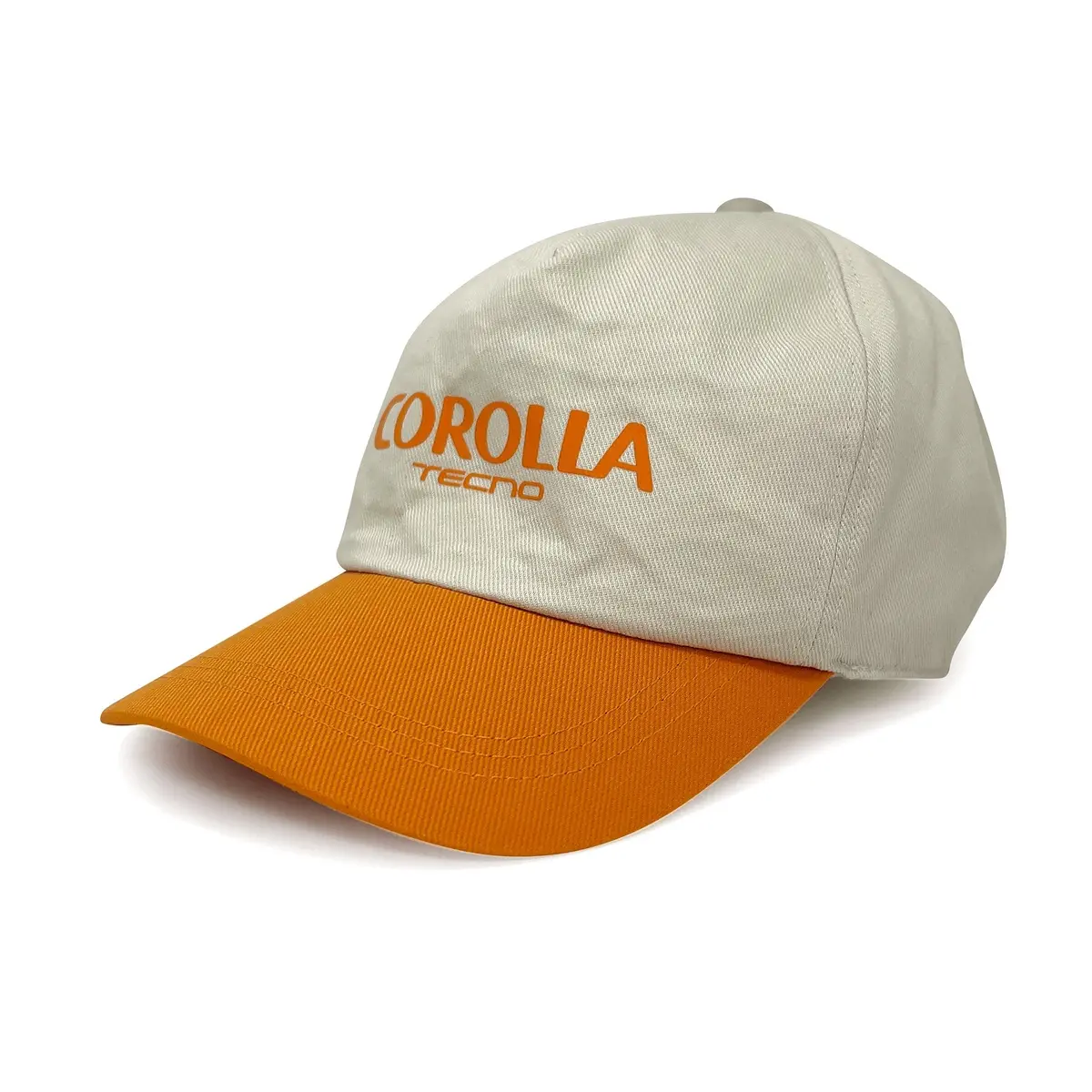 Genuine Retro Jdm Japan Toyota Corolla Tecno Mechanics Hat Cap Orange 1