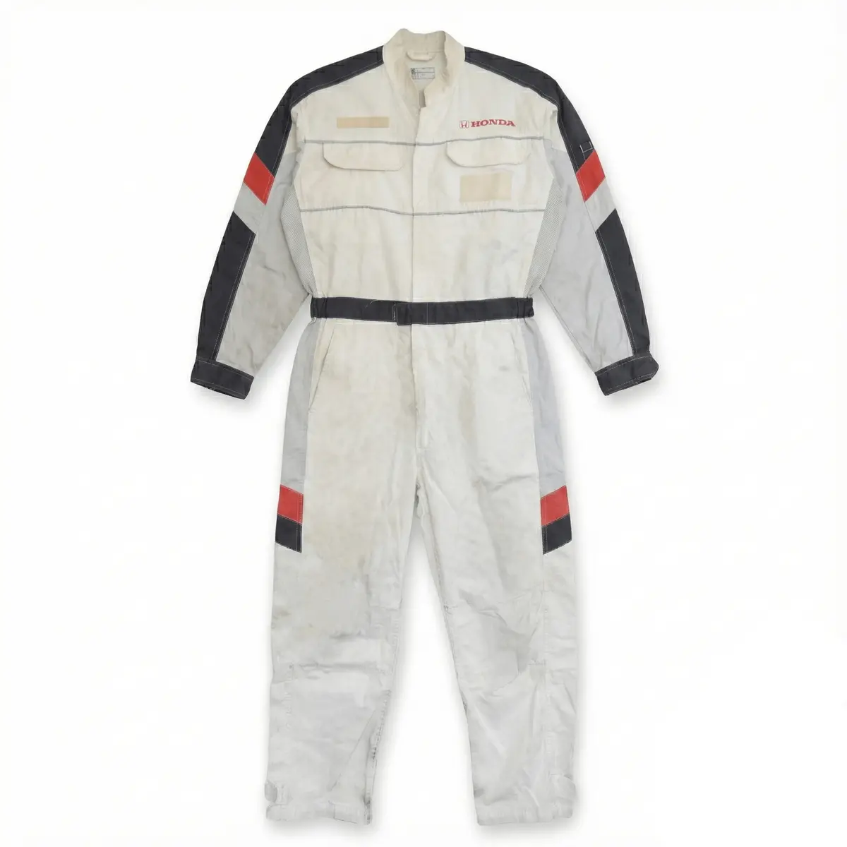 Genuine Showa Retro Jdm Japan Honda Summer Jumpsuit Coveralls Tsunagi White 1