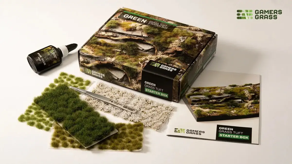 Green Grass Tuft Starter Box 1