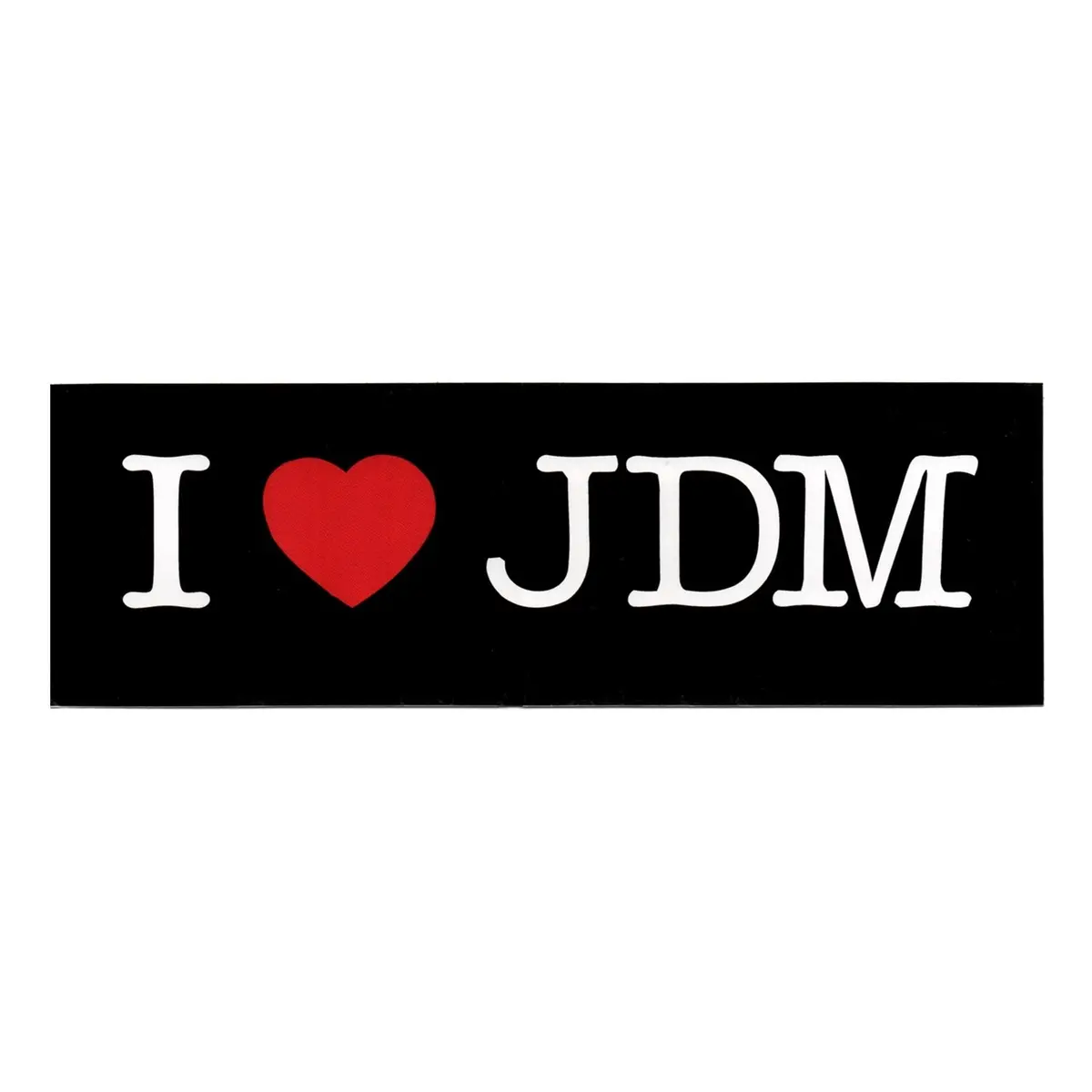 I Heart Love Jdm Premium Quality Bumper Sticker Decal 1