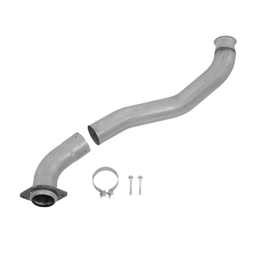 4" Turbo Down Pipe, Al, Ford F-250/350/450 6.4L Powerstroke 2008 - 2010 1