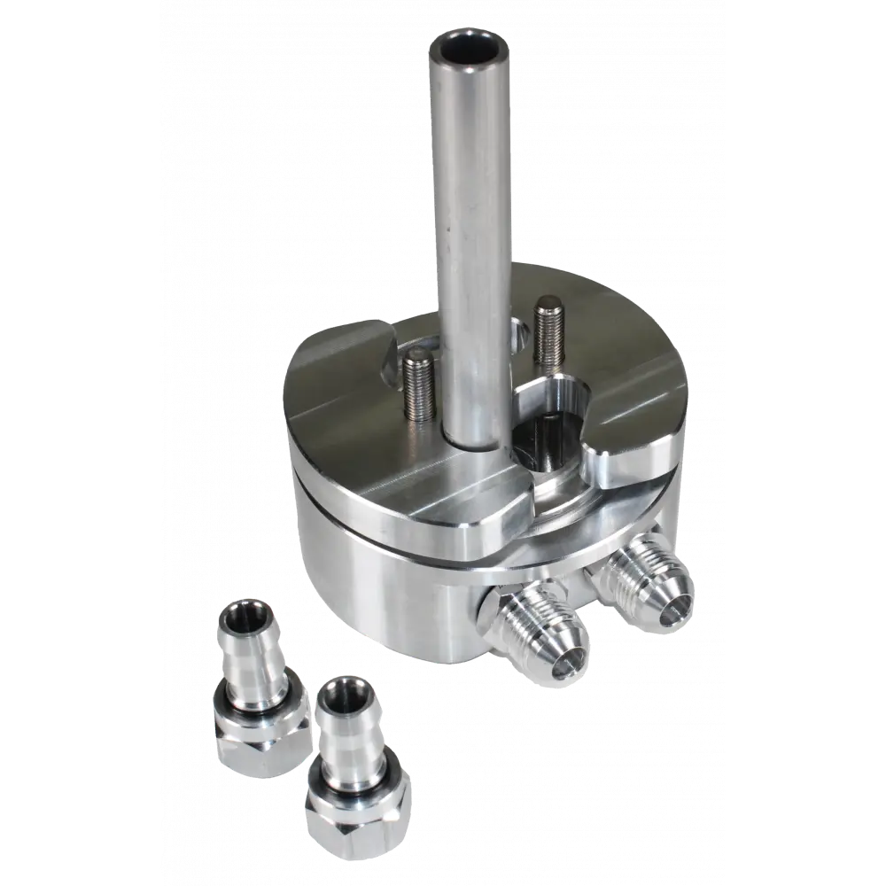 G&R's Billet Aluminum Bottom Sump With Integrated Fuel Return System 1