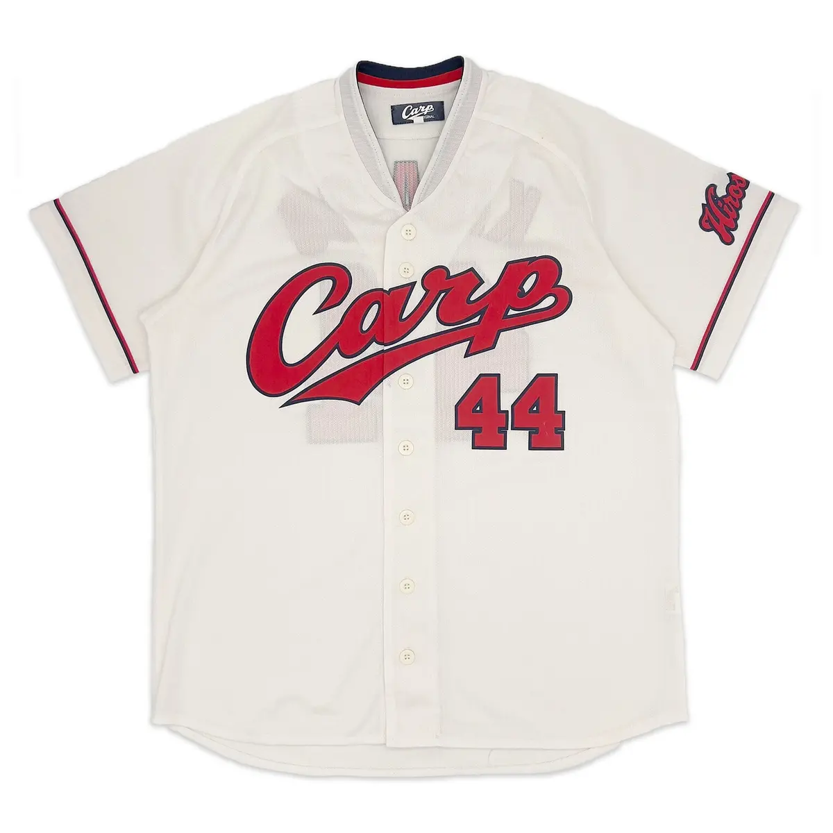 Japan Hiroshima Carp Kida.Go Custom Baseball Team Home Jersey #44 White 1