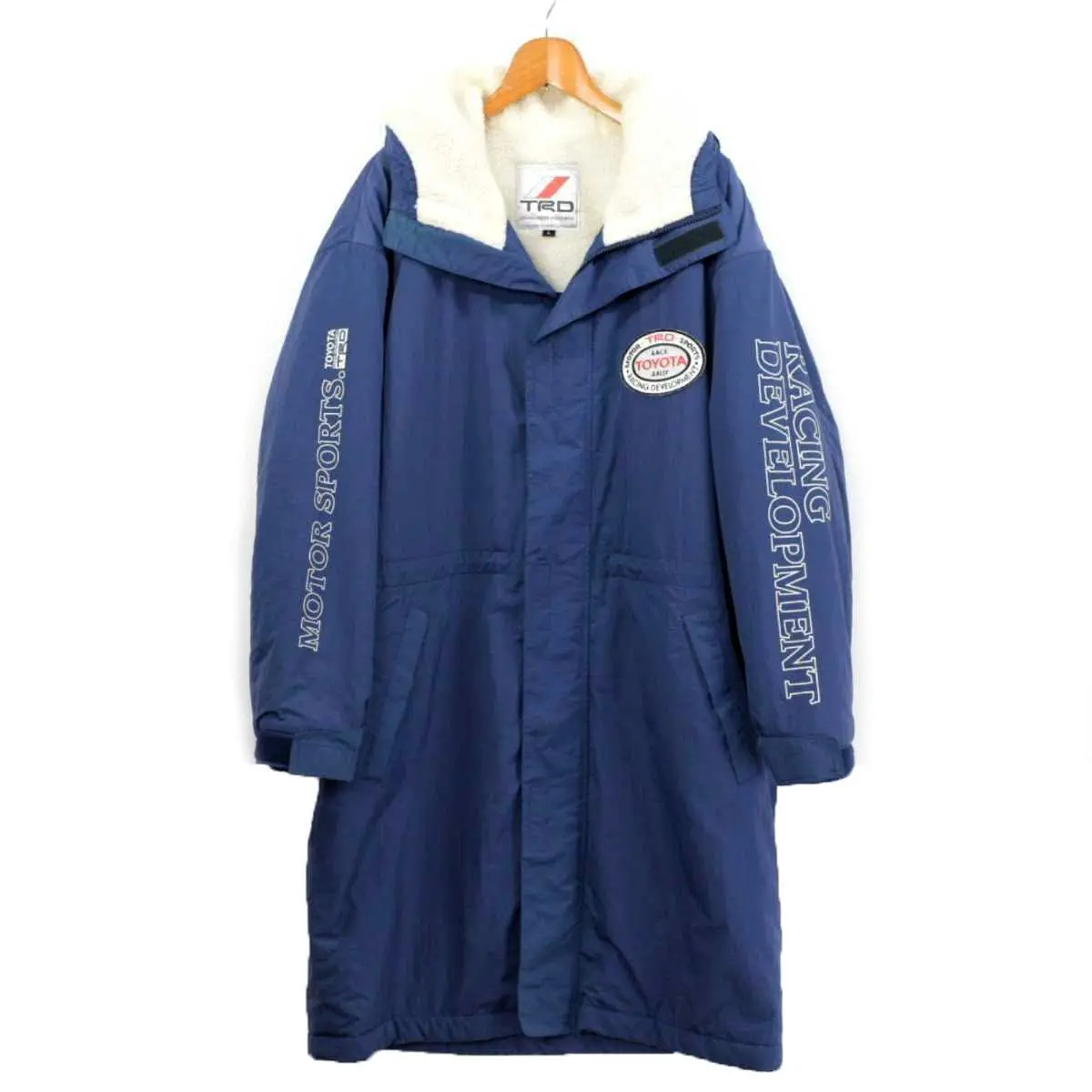 Japan Jdm Genuine Retro Toyota Trd Racing Winter Bench Coat 1