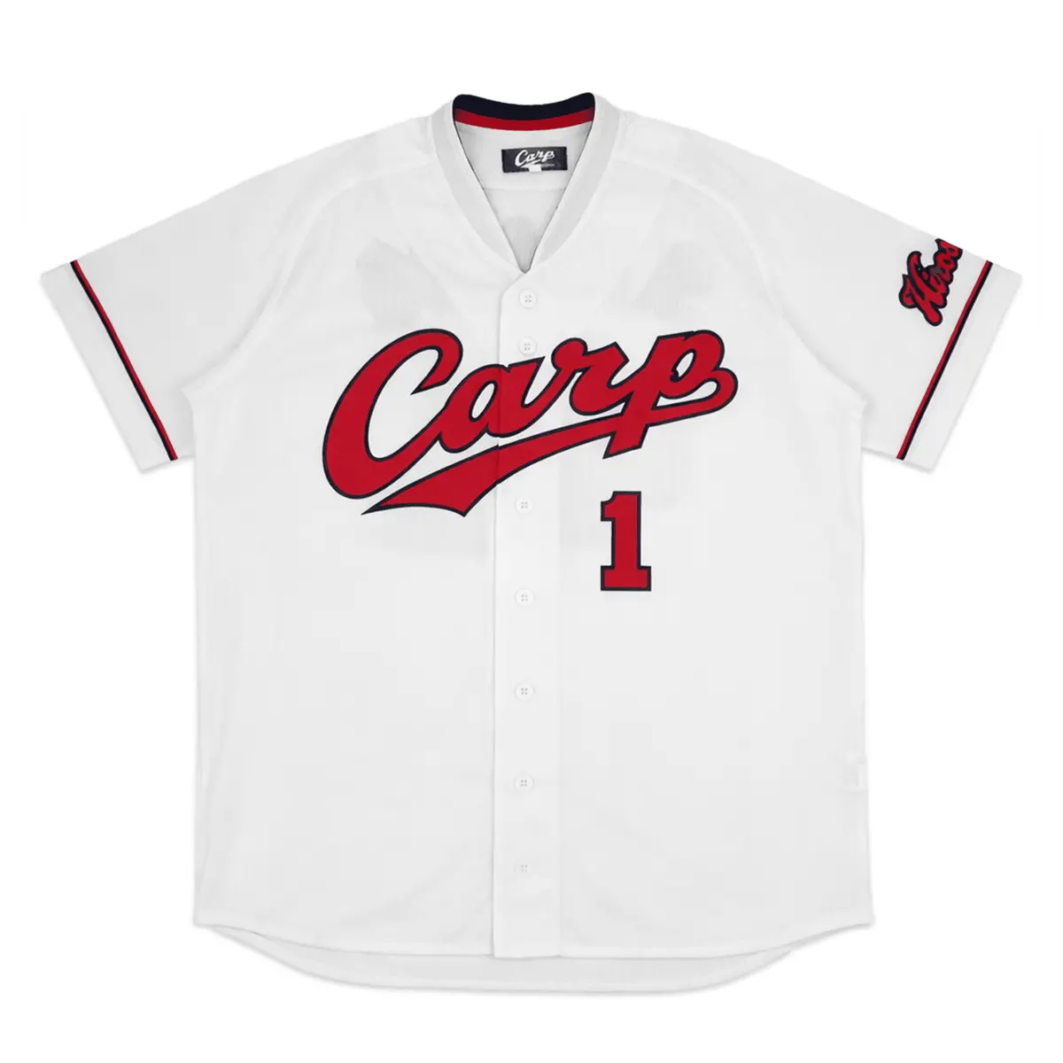 Japan Retro Hiroshima Carp Baseball Home Replica Jersey Suzuki Seiya #1 1