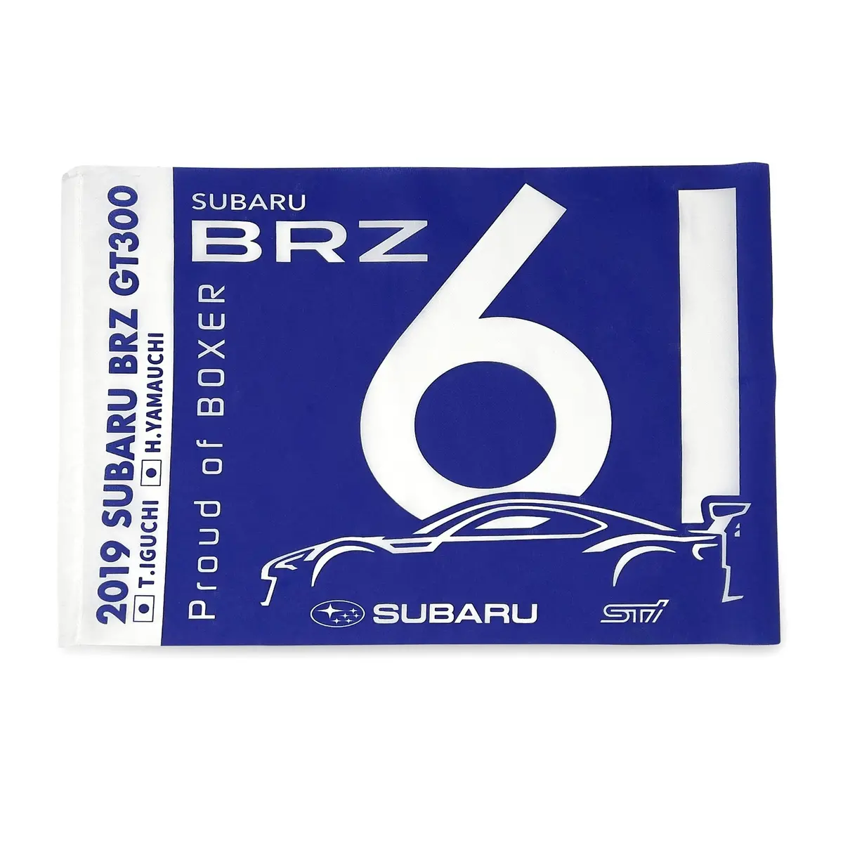 Japan Super Jgtc Gt300 Subaru Brz Sti Racing Support Flag 2019 1