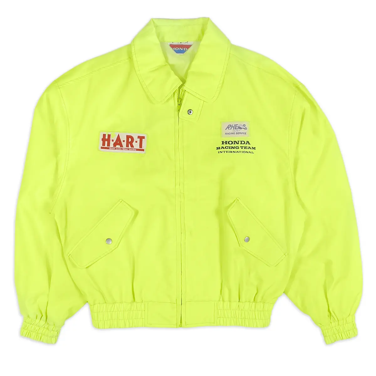 Jdm Showa Era 1991 2R Gp Staff Japan Honda Racing Rheos Hart Staff Jacket 1