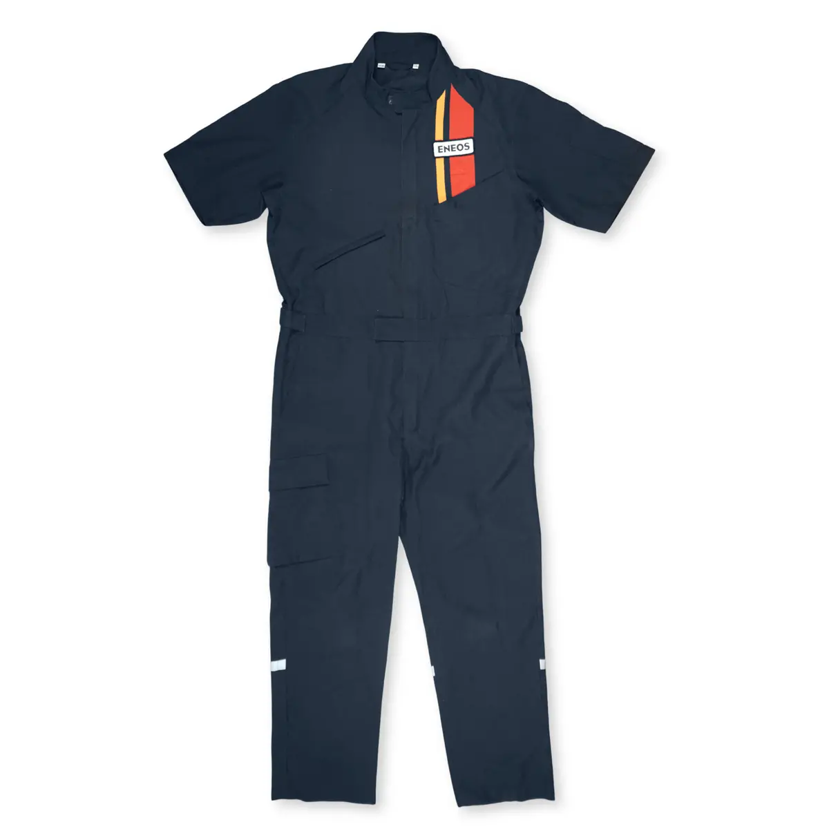 Jdm Genuine Japan Eneos Dr. Drive Staff Short Sleeve Coveralls Tsunagi Blue 1