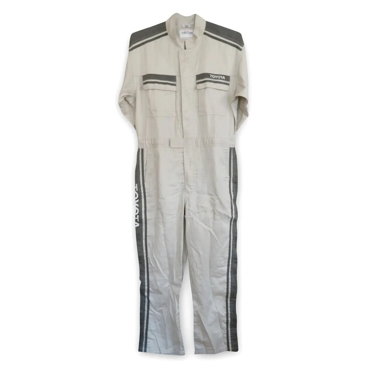 Jdm Japan Retro Toyota Tecno Summer Coveralls Mechanic Suite Tsunagi Grey 1