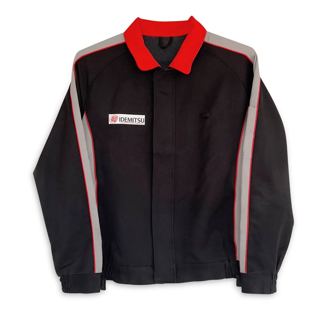 Jdm Retro Japan Idemitsu Gas Station Mechanic Bomber Jacket Black 1