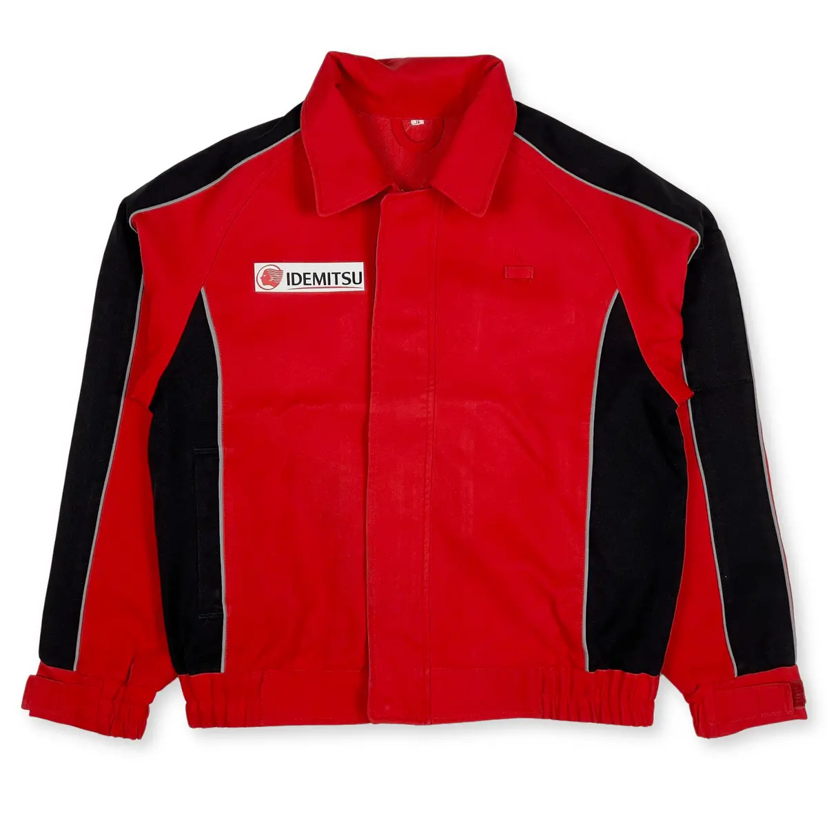 Jdm Retro Showa Era Japan Idemitsu Gas Station Bomber Jacket Red 1