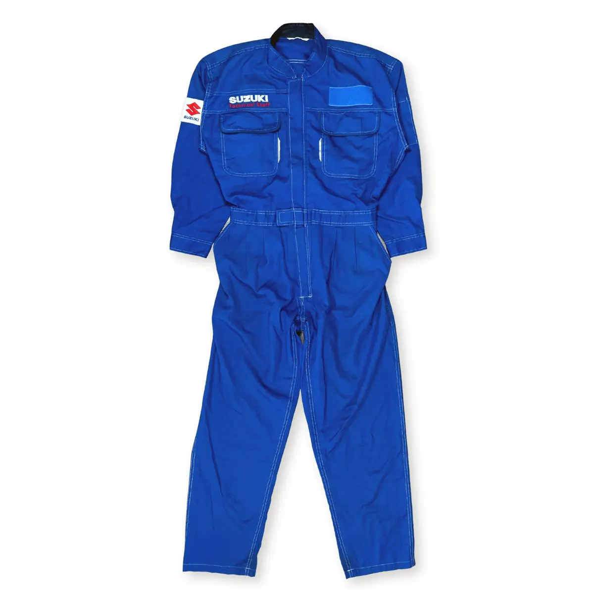 Jdm Retro Suzuki Technical Staff All Weather Mechanic Coveralls Tsunagi Blue 1