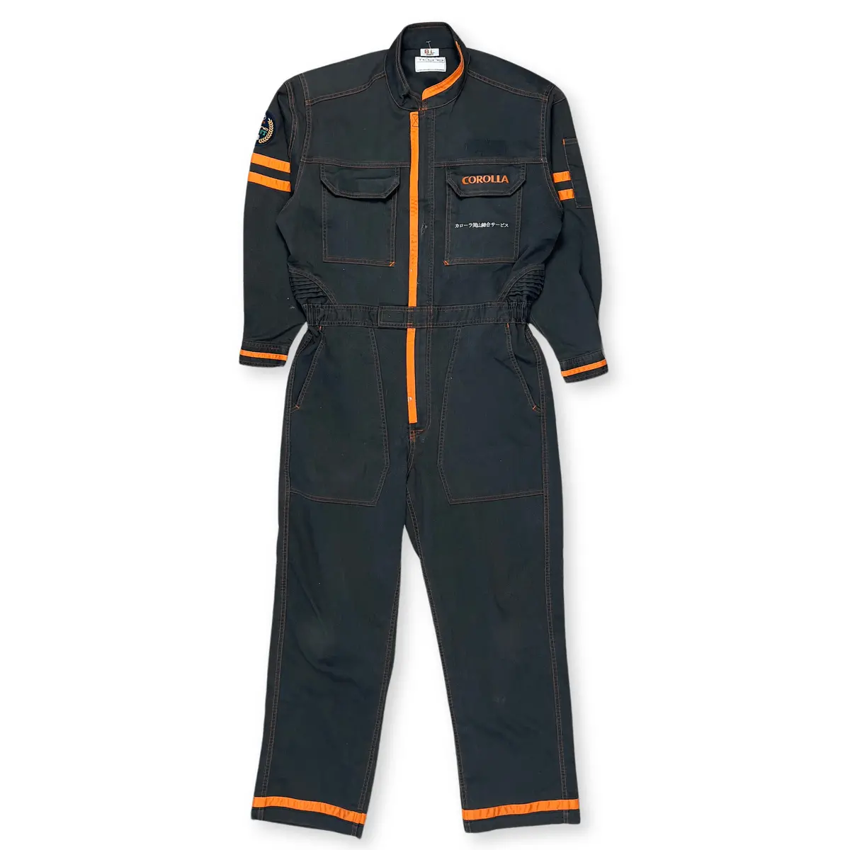 Jdm Retro Toyota Corolla Coveralls Summer Mechanic Suite Tsunagi Dark Brown 1