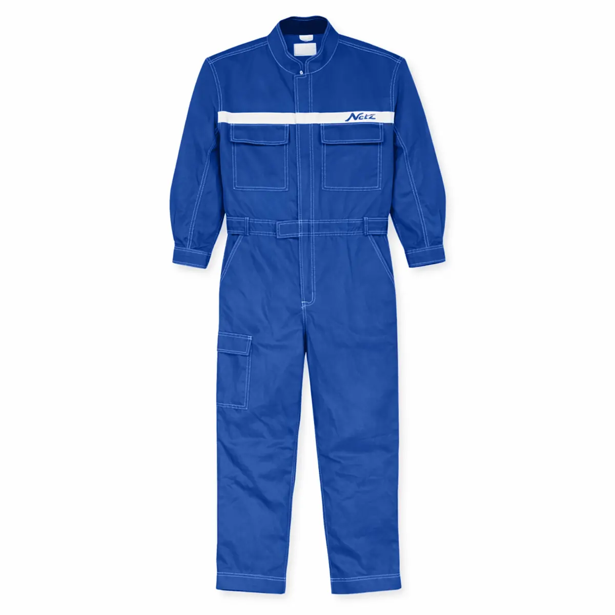 Jdm Toyota Retro Showa Netz Japan Tecno Mechanic Tsunagi Coveralls Blue 1