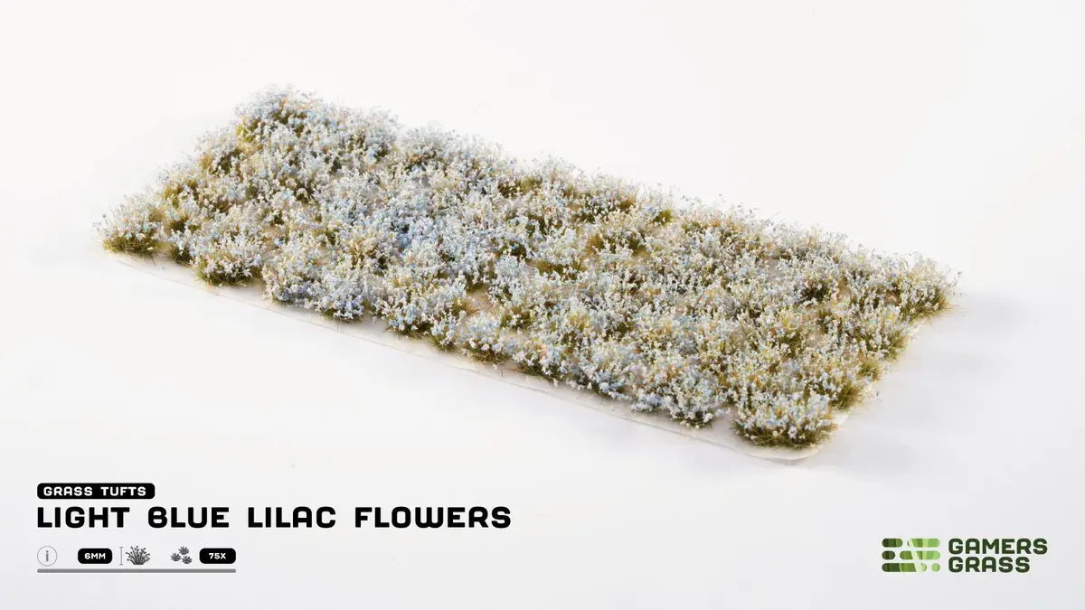 Light Blue Lilac Flowers - Gamers Grass 1