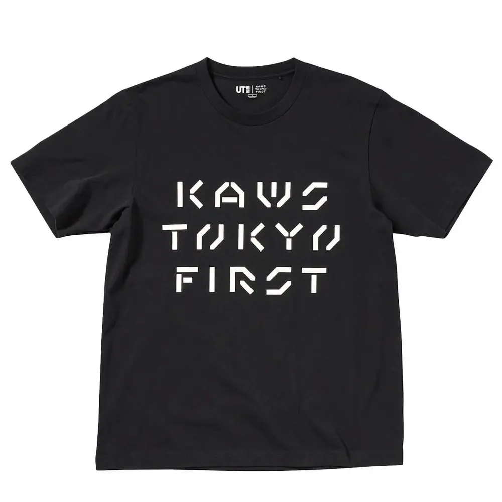 Limited Edition Japan Kaws X Uniqlo Tokyo First Wordmark Tee 1