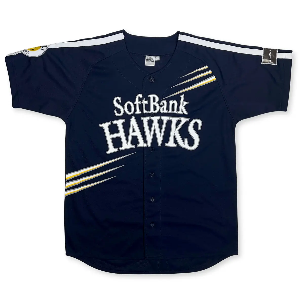 Limited Retro Npb Japan Softbank Hawks Festival 2009 Baseball Jersey Blue 1