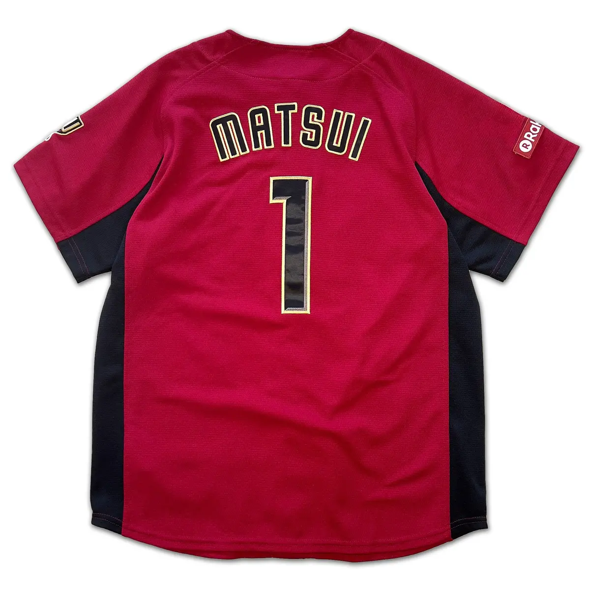 New Majestic Npb Baseball Tohoku Rakuten Eagles Yuki Matsui Knit Jersey 2018 Red 2