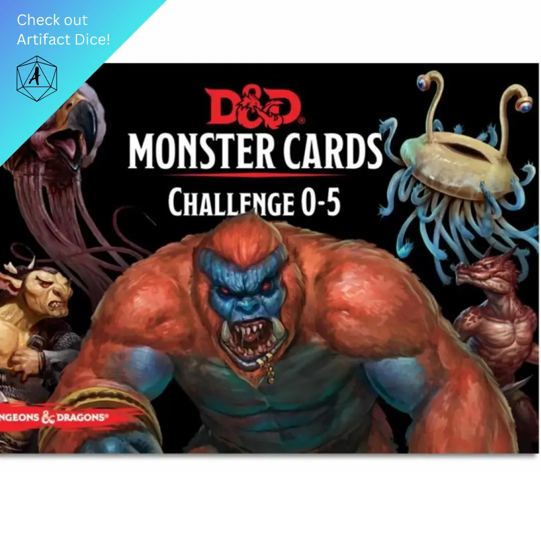 D&D Spellbook Cards: Monster Challenge Deck 0-5 1