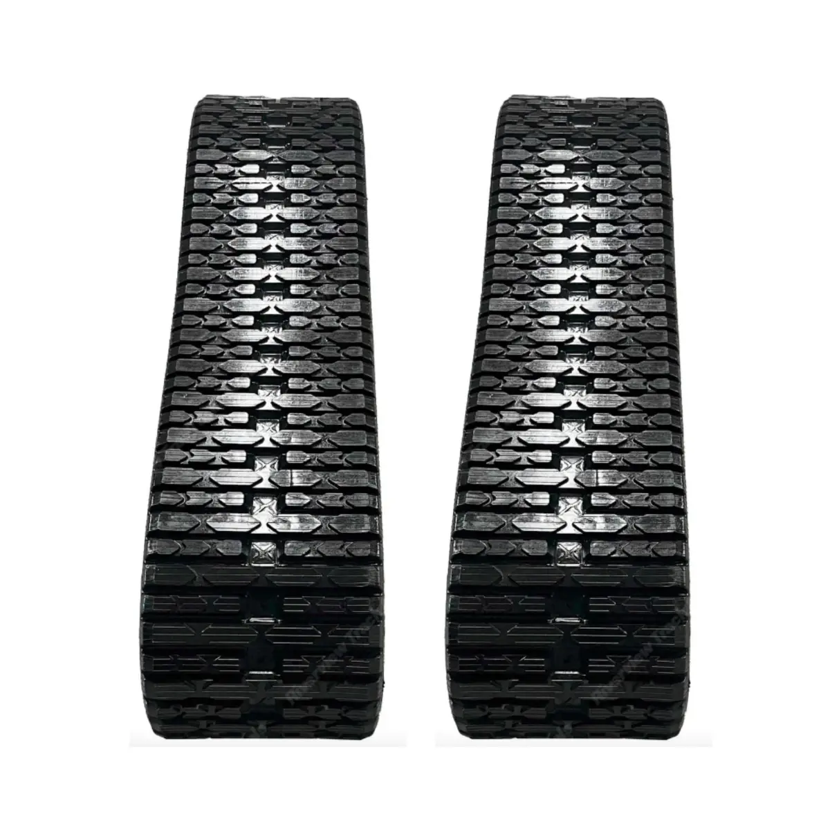 320X86x52 Rubber Tracks (Set Of 2) Multi-Bar Tread Pattern (13") 2