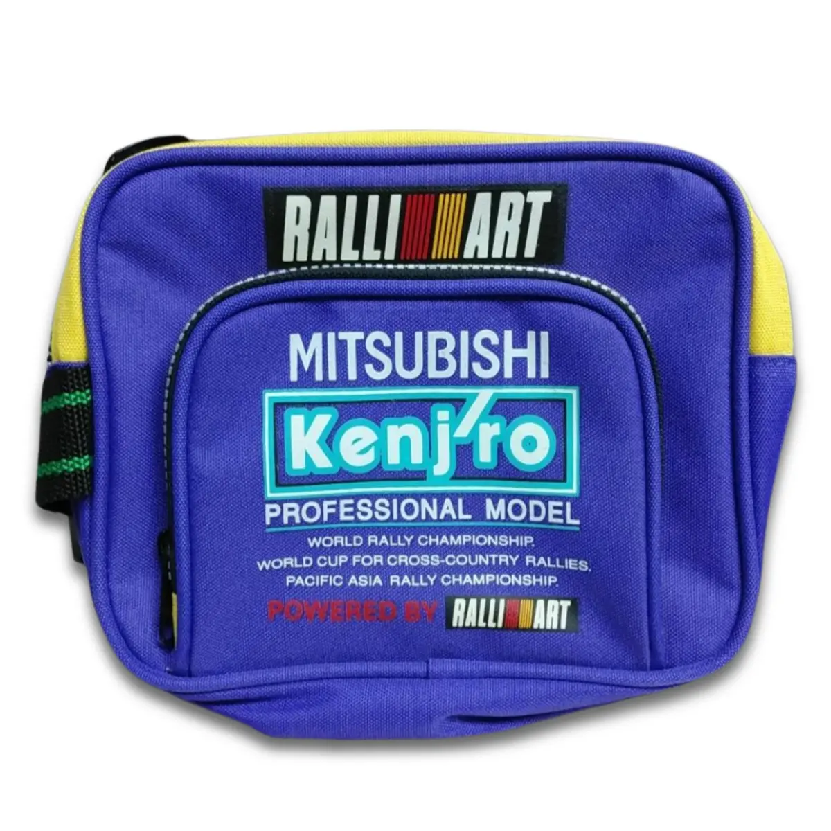 New 1990S Vintage Ralliart Mitsubishi Kenjiro Shinozuka Professional Hip Bag 1