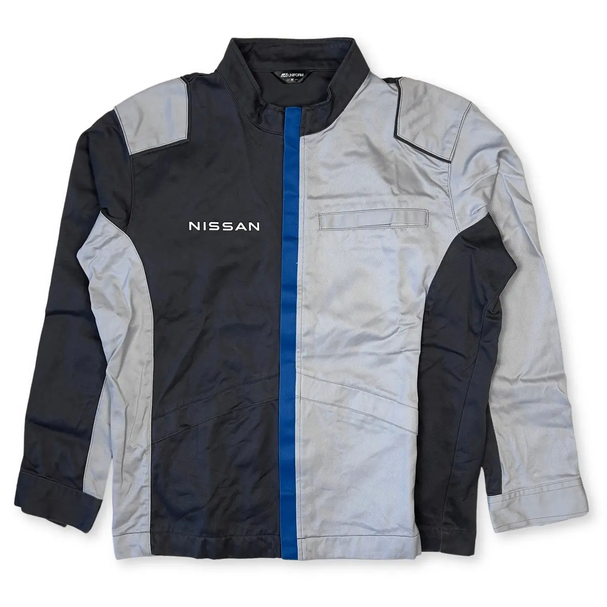 New Authentic Retro Jdm Japan Nissan Mechanic Staff Dual Tone Jacket 1