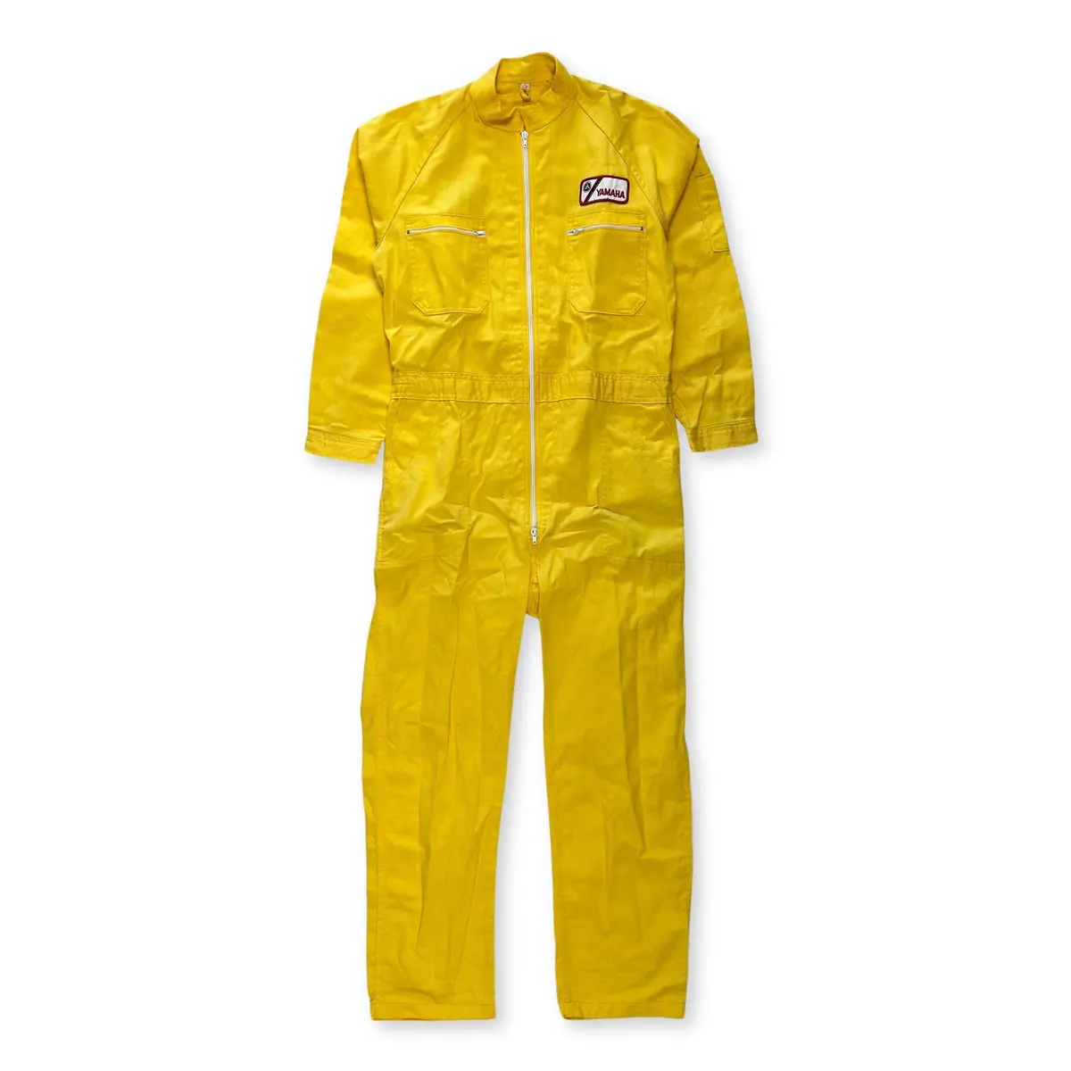 New Genuine Showa Era Jdm Japan Yamaha Mechanic Tsunagi Coveralls Yellow 1