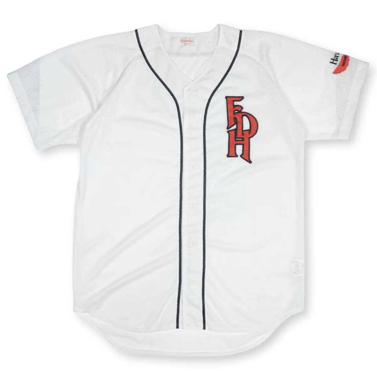 New Japan Vintage Npb Fukuoka Daiei Hawks Fan Club Baseball Jersey White 1