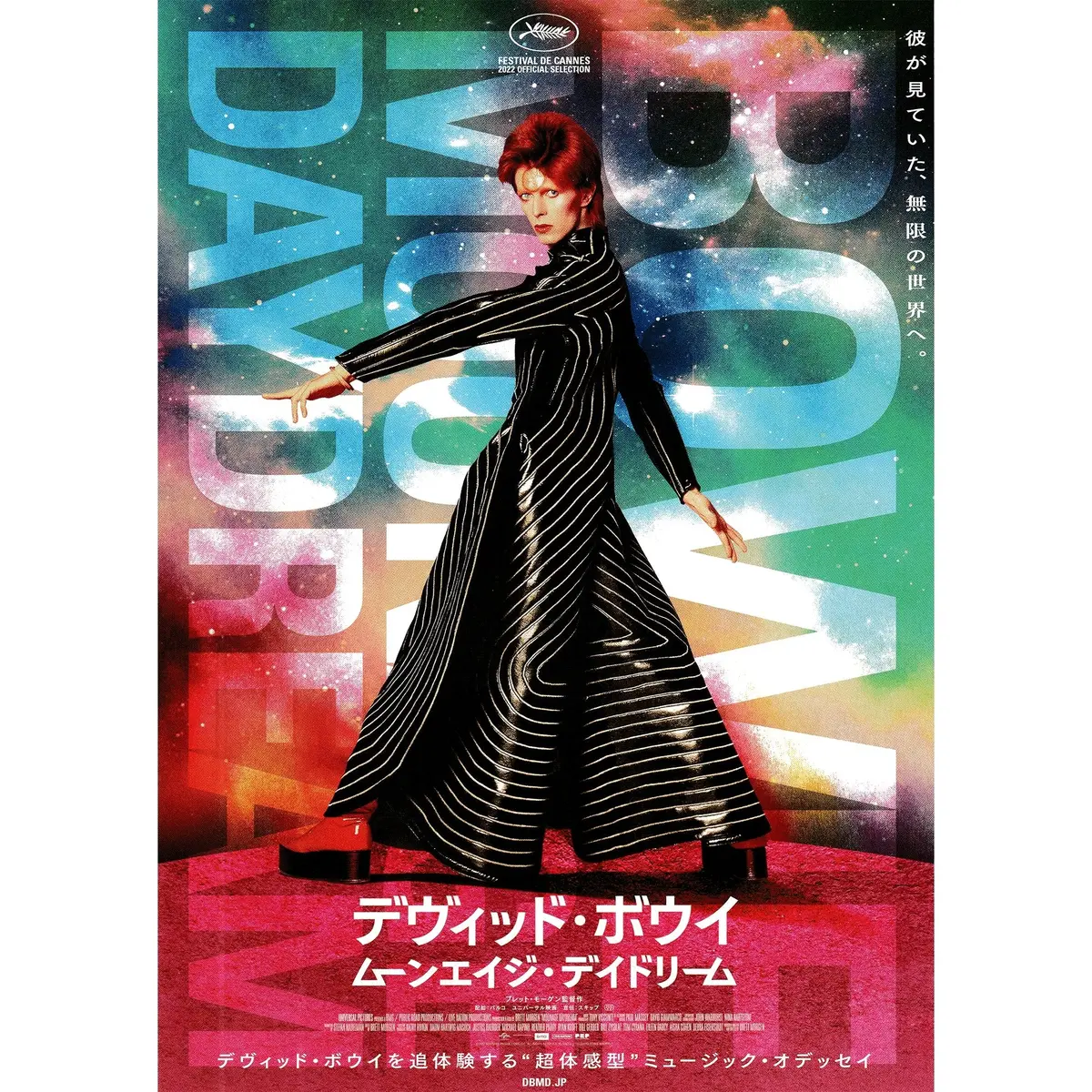 New Japanese Chirashi B5 Mini Movie Poster David Bowie Moonage Daydream 1