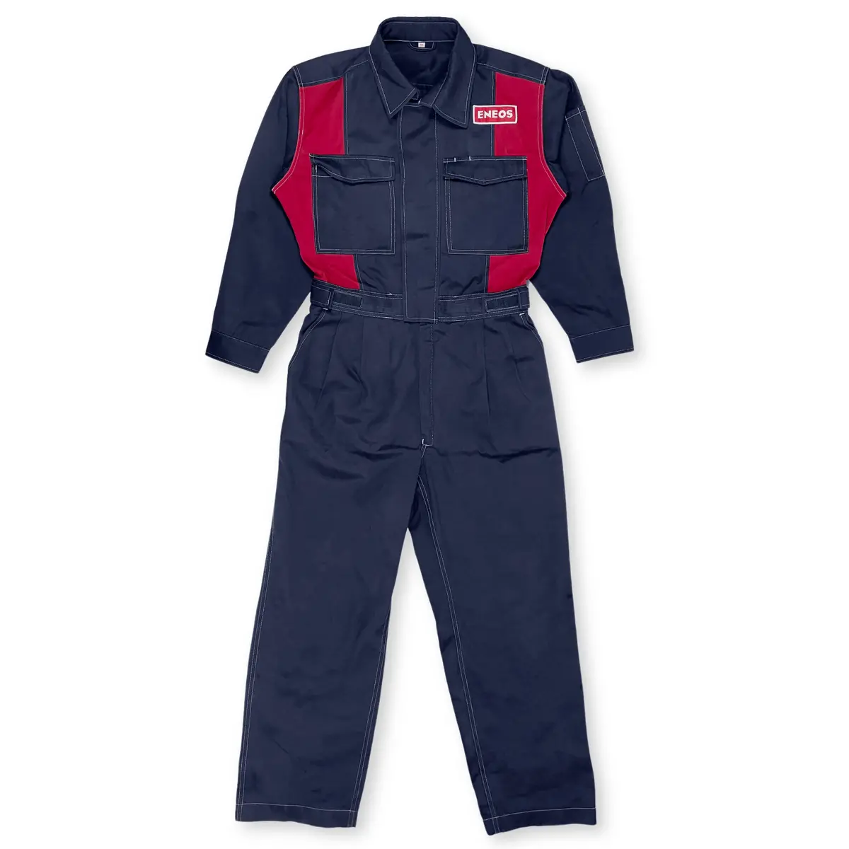 New Jdm Japan Eneos Oil Heavy Duty Staff Coveralls Tsunagi Jumpsuit Blue 1