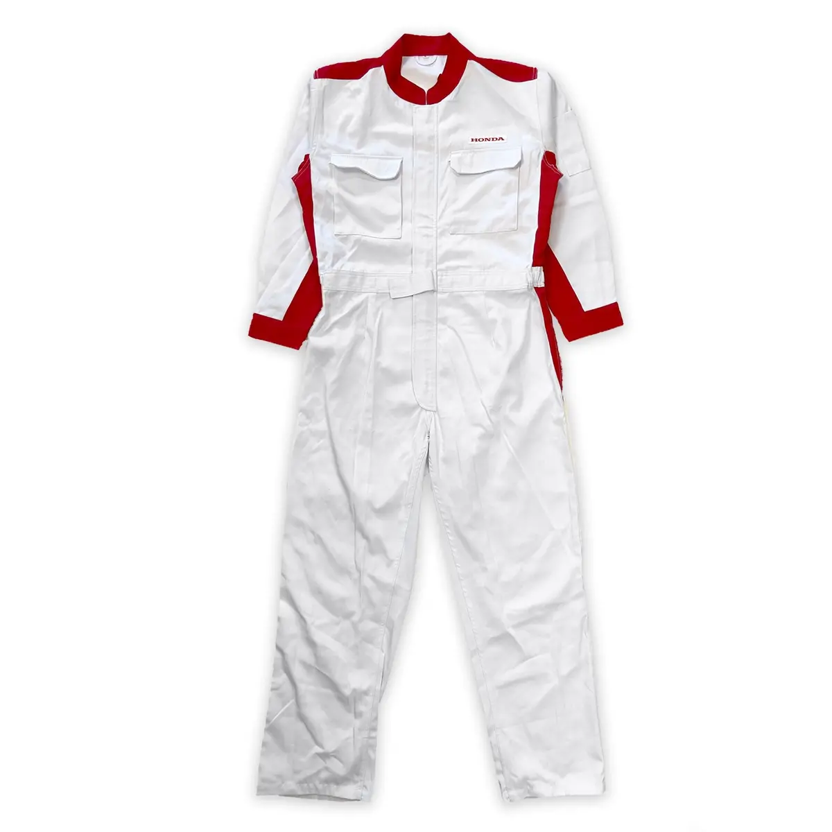 New Jdm Japan Honda Technical College Kansai Mechanic Coveralls Tsunagi Red 1