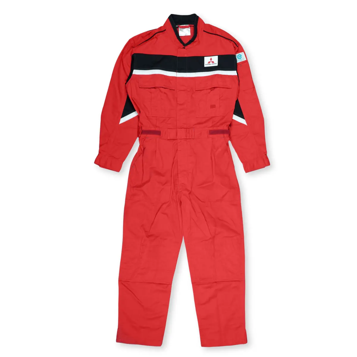 New Jdm Japan Ralliart Mitsubishi Motors Pit Crew Mechanic Coverall Tsunagi Red 1