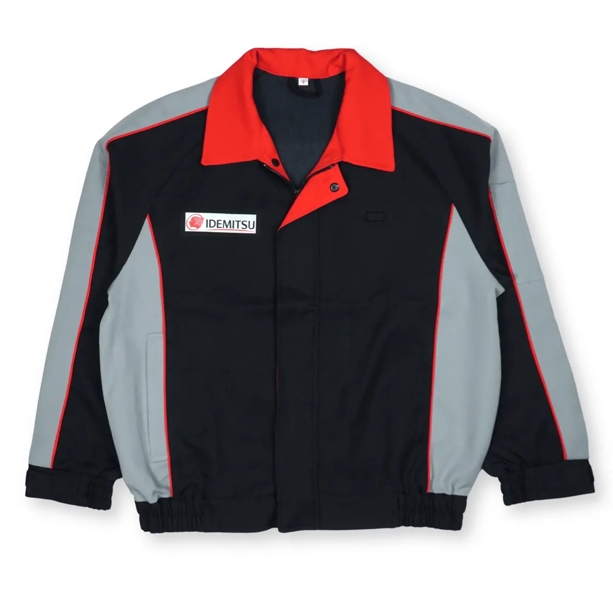 New Jdm Retro Japan Idemitsu Gas Station Staff All Weather Jacket Black 1