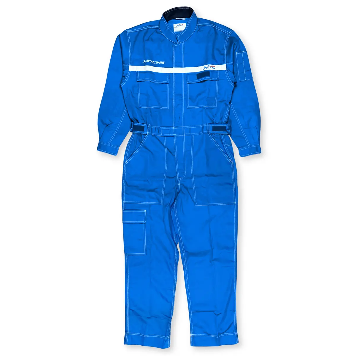New Jdm Toyota Retro Netz Japan Tecno Mechanics Tsunagi Coveralls Blue 2