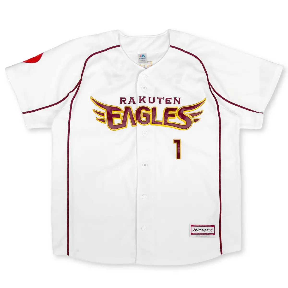 New Majestic Npb Baseball Tohoku Rakuten Eagles Yuki Matsui Jersey 2014 White 1