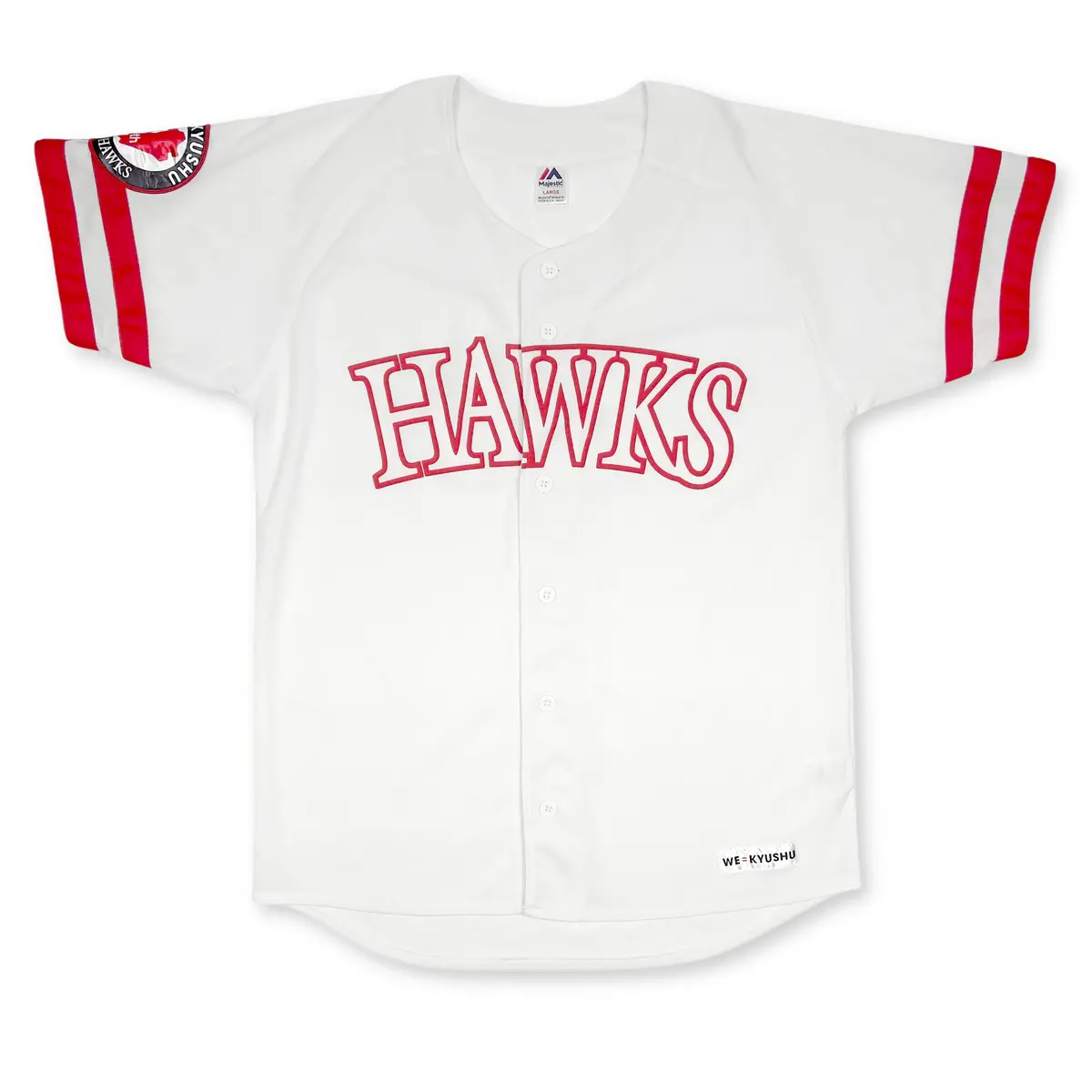 New Majestic Npb Softbank Hawks 30Th Anniversary Baseball Jersey White 1