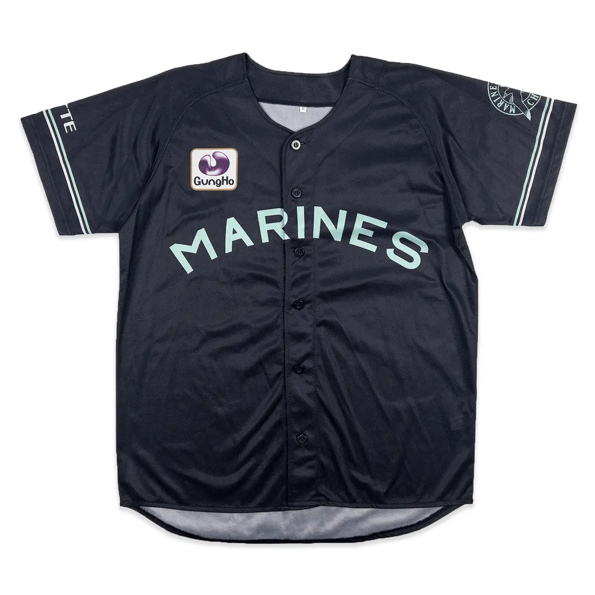 New Npb Bsw Summer Chiba Lotte Marines Baseball Jersey 2021 Black 1